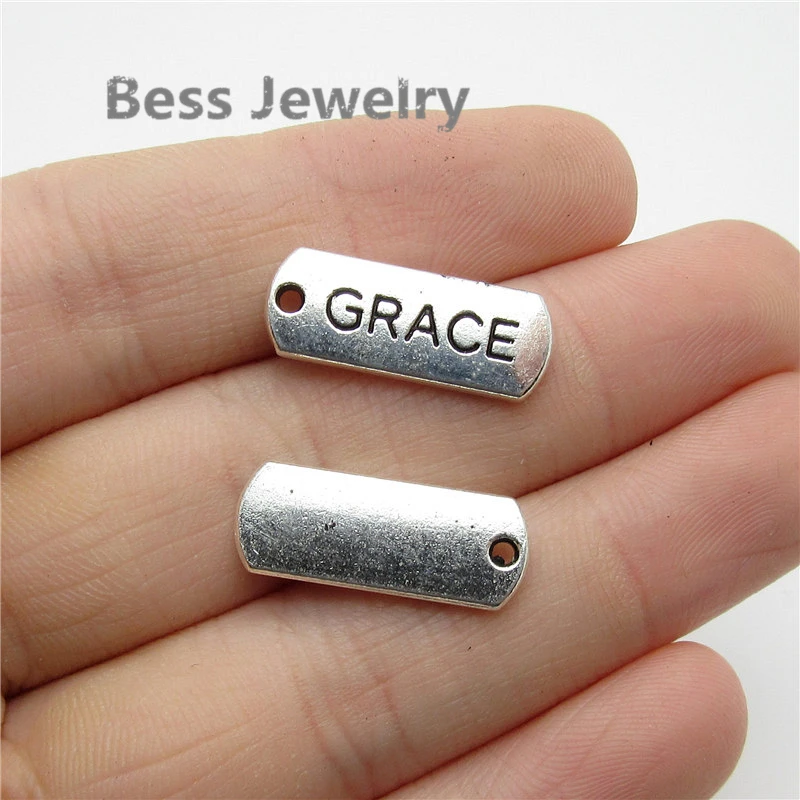 36pcs(21*8mm) Antique Silver grace print Charm fit for pandora style Bracelets Necklace DIY Metal Jewelry Making
36pcs(21*8mm) Antique Silver grace print Charm fit for pandora style Bracelets Necklace DIY Metal Jewelry Making