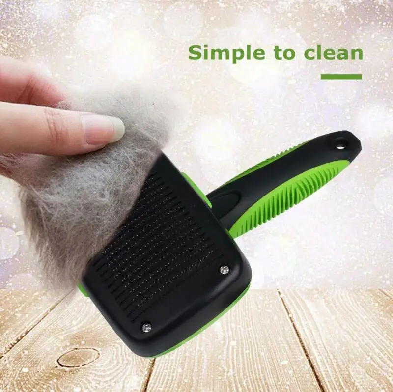 Fashion Solid Stainless Steel Comb Teeth Self Cleaning Pet Slicker Brush Pet Grooming Comb
Fashion Solid Stainless Steel Comb Teeth Self Cleaning Pet Slicker Brush Pet Grooming Comb