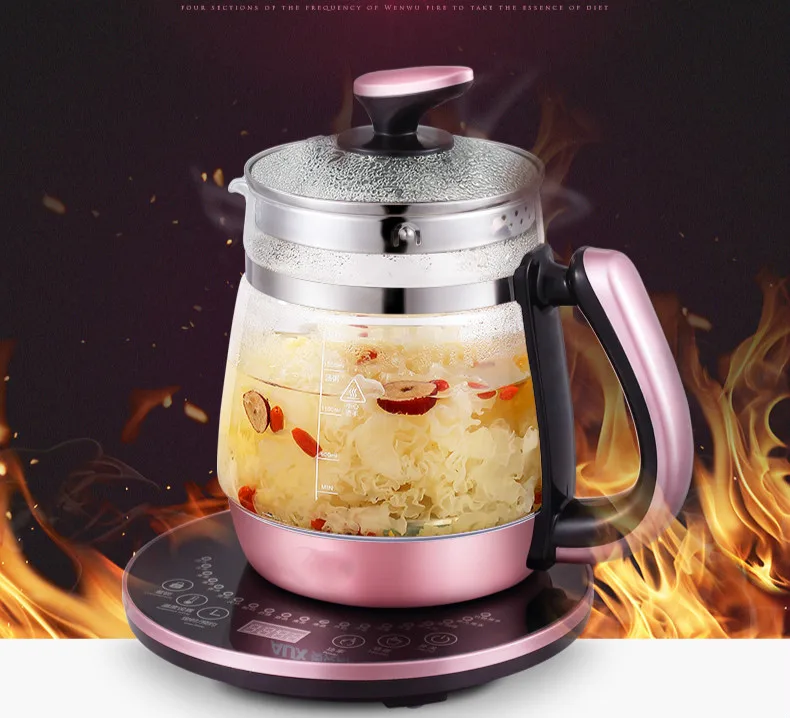 Fully automatic thick-filled glass pot multi-functional electric kettle multi-function heating smal Overheat Protection
Fully automatic thick-filled glass pot multi-functional electric kettle multi-function heating smal Overheat Protection