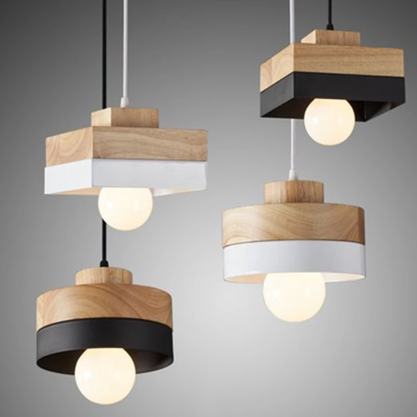 Nordic Loft Round Led Pendant Light Fixtures Modern Square Wooden Metal Iron Pendant Lamp Cafe Bar Restaurant Lighting Luminaire
Nordic Loft Round Led Pendant Light Fixtures Modern Square Wooden Metal Iron Pendant Lamp Cafe Bar Restaurant Lighting Luminaire