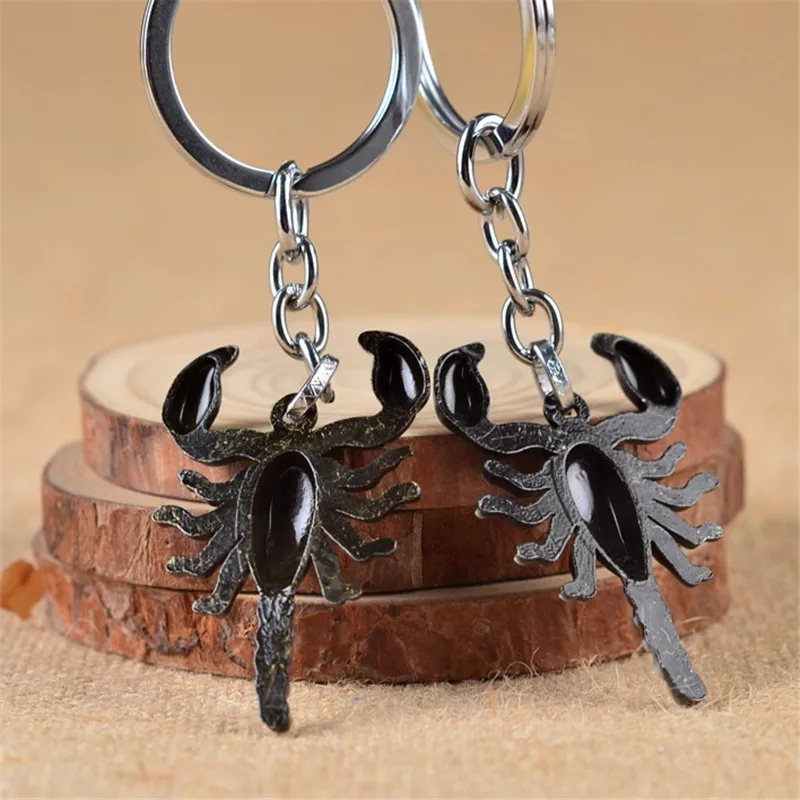 Брелок для ключей Скорпион в виде краба брелок влюбленных кольцо сумки рюкзака
