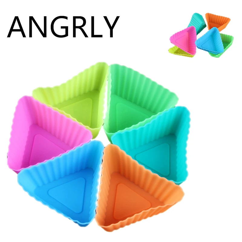 ANGRLY 10pcs Round shape Silicone Muffin Cupcake Mould Case Bakeware Maker Mold Tray Baking Cup Liner Baking kitchen accessories
ANGRLY 10pcs Round shape Silicone Muffin Cupcake Mould Case Bakeware Maker Mold Tray Baking Cup Liner Baking kitchen accessories