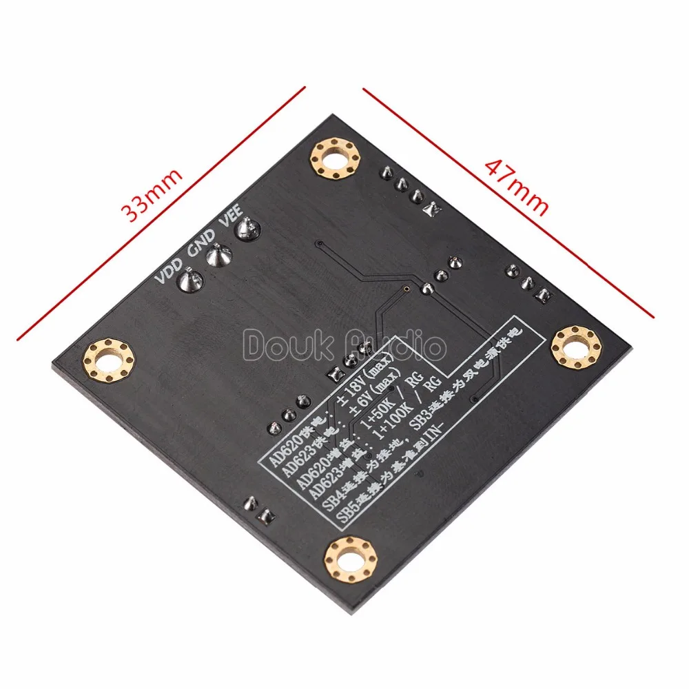 AD623Programmable Instrumentation Amplifier Module CNC Potentiometer MCP41100