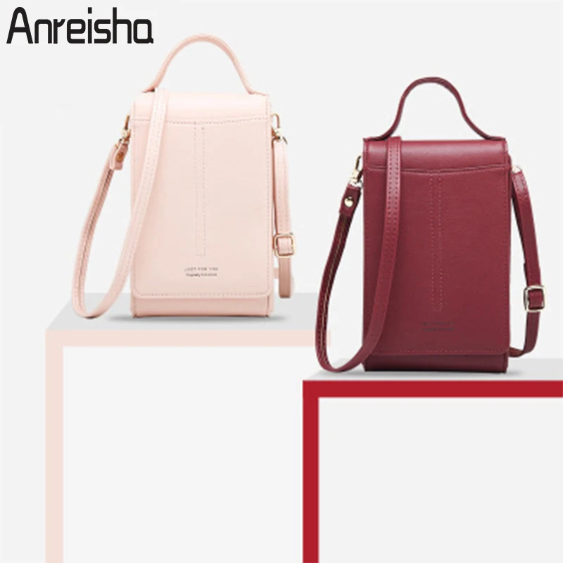 Anreisha женские сумки для телефона, кошелек большой емкости, держатель для паспорта и карт, женские Наплечные кошельки для денег и телефона, мо...
Anreisha женские сумки для телефона, кошелек большой емкости, держатель для паспорта и карт, женские Наплечные кошельки для денег и телефона, мо...