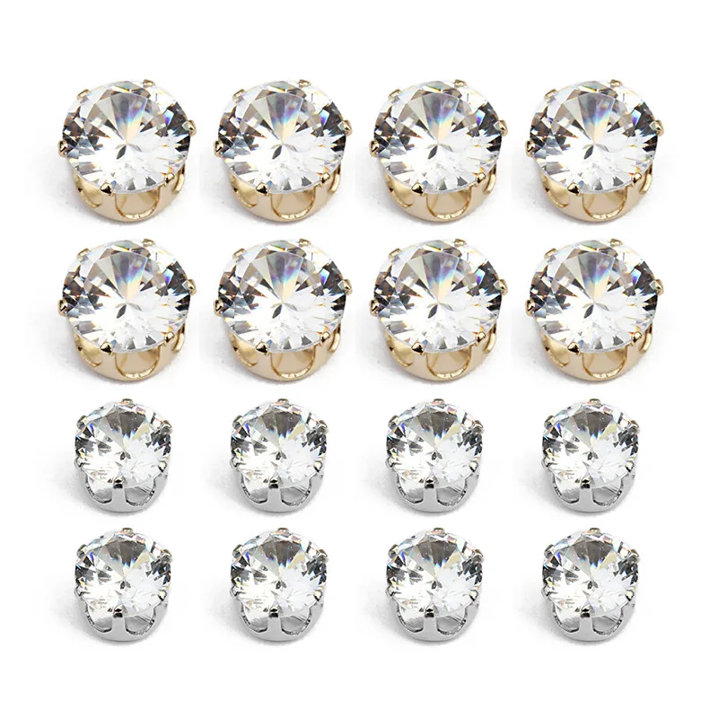 LINSOIR 50pcs Dia 6mm 8mm Sew On Zircon Rhinestone Claws Sew Glass Stones Crystal Claw Jewelry Wedding Supplies Craft Clothes
LINSOIR 50pcs Dia 6mm 8mm Sew On Zircon Rhinestone Claws Sew Glass Stones Crystal Claw Jewelry Wedding Supplies Craft Clothes