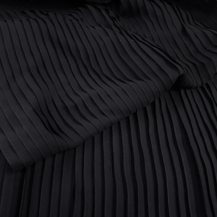3 Meters Width 150CM 59" 75D Black Ruffled Pleated Crumple Silk Chiffon Lace Fabric Solid Dress Clothes Materials LX15
3 Meters Width 150CM 59" 75D Black Ruffled Pleated Crumple Silk Chiffon Lace Fabric Solid Dress Clothes Materials LX15