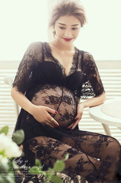 Fashion Lace Maternity Dresses black Maternity Photography Props Sexy Pregnant Dress Pregnancy Dress for Maternity Photo Props
Fashion Lace Maternity Dresses black Maternity Photography Props Sexy Pregnant Dress Pregnancy Dress for Maternity Photo Props