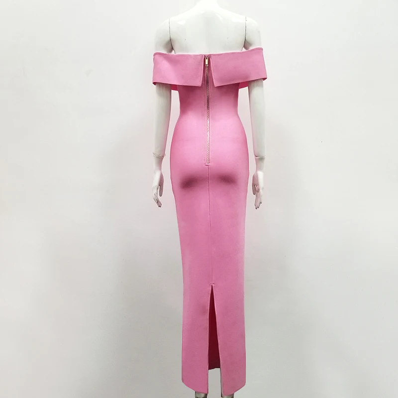 Pink Dress Summer Elegant Celebrity Fashion Night Club Party Dresses Wedding Slash Neck Sexy Women Long Dress
Pink Dress Summer Elegant Celebrity Fashion Night Club Party Dresses Wedding Slash Neck Sexy Women Long Dress