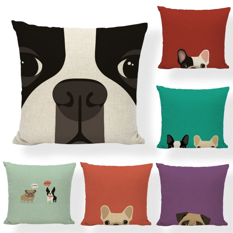 Creative Personality 45x45cm Cushion Cover French Bulldog Red Cover Home Sofa Living Room Holiday Gift Decoration Pillow Case
Creative Personality 45x45cm Cushion Cover French Bulldog Red Cover Home Sofa Living Room Holiday Gift Decoration Pillow Case