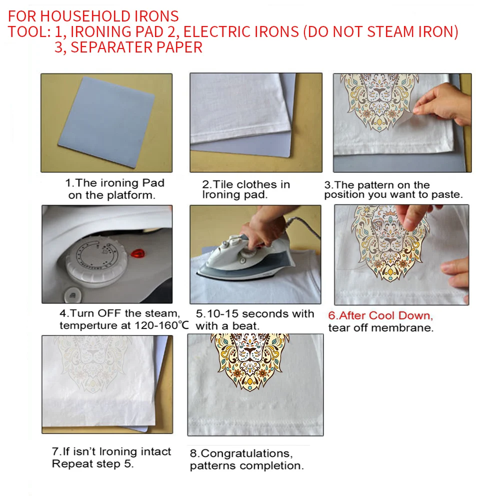 ZOTOONE Tigerl Iron on Transfer Patches on Clothing Diy Patch Heat Transfer for Clothes Decoration Stickers Accessories E
ZOTOONE Tigerl Iron on Transfer Patches on Clothing Diy Patch Heat Transfer for Clothes Decoration Stickers Accessories E