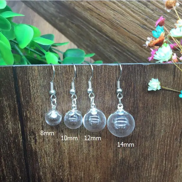 20sets 10pairs 8/10/12/14mm ball glass globe orb silver plated five petals beads cap ear hook earrings set glass vial charms
20sets 10pairs 8/10/12/14mm ball glass globe orb silver plated five petals beads cap ear hook earrings set glass vial charms