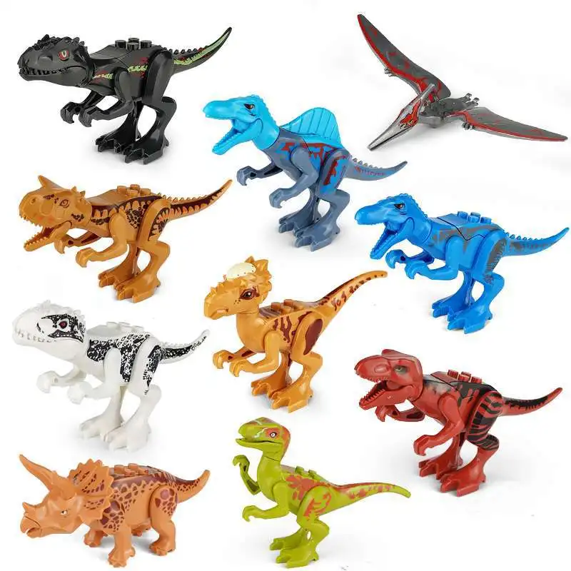 Jurassic Dinosaurs World Park Dinosaur Raptor Building Blocks Bricks Set Toys for Children Juguetes Compatible Duplo
Jurassic Dinosaurs World Park Dinosaur Raptor Building Blocks Bricks Set Toys for Children Juguetes Compatible Duplo
