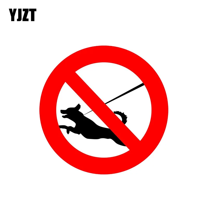 YJZT 10CM*10CM Creative Decal PVC Dog Walking Prohibited Car Sticker 12-1258
YJZT 10CM*10CM Creative Decal PVC Dog Walking Prohibited Car Sticker 12-1258