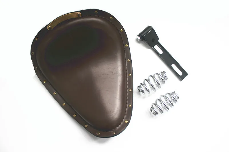 Black Brown Vintage Motorcycle Leather Solo Seat Cover 3" Spring Swivel Bracket For Chopper Bobber Honda Custom
Black Brown Vintage Motorcycle Leather Solo Seat Cover 3" Spring Swivel Bracket For Chopper Bobber Honda Custom