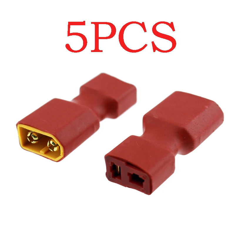XT60 Female to Male Head Slip Type T Plug Adapter Plug Suitable for Various Kinds of Vehicle Mounted
XT60 Female to Male Head Slip Type T Plug Adapter Plug Suitable for Various Kinds of Vehicle Mounted