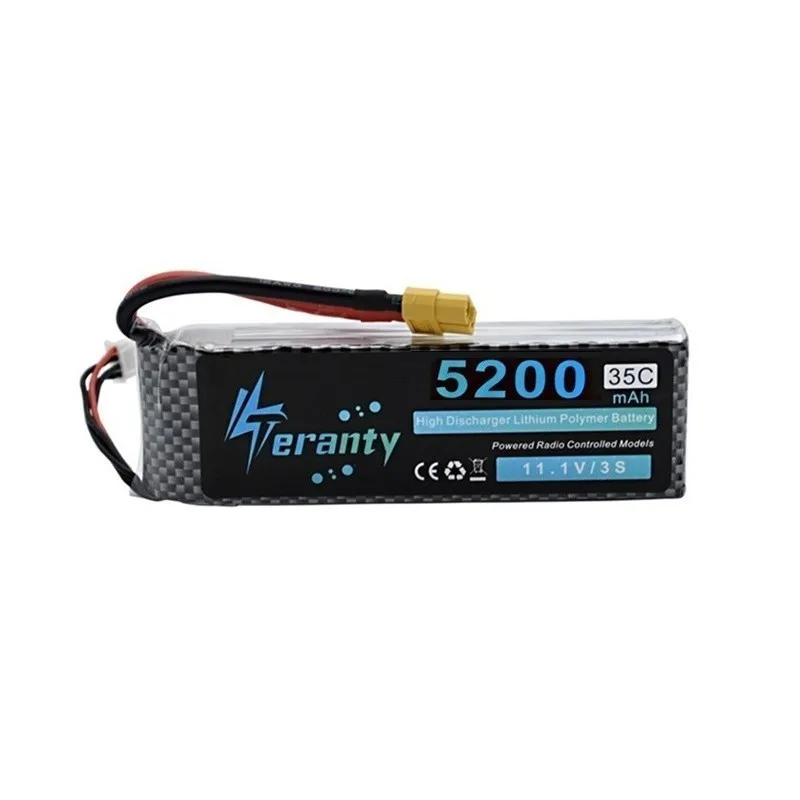 Teranty 5Pcs/Set 11.1V 5200mAh Lipo Battery For RC Car Robots Airplanes Helicopters Parts 3s Lithium battery 11.1v Drone Battery
Teranty 5Pcs/Set 11.1V 5200mAh Lipo Battery For RC Car Robots Airplanes Helicopters Parts 3s Lithium battery 11.1v Drone Battery