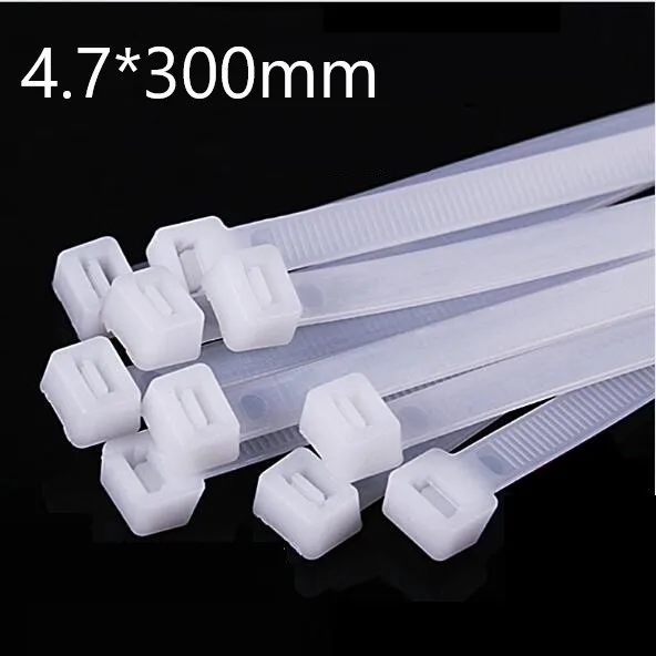 250pcs/bag 4.7*300mm nylon cable tie Self locking white UV Stabilized Cable Ties for solar cable installation
250pcs/bag 4.7*300mm nylon cable tie Self locking white UV Stabilized Cable Ties for solar cable installation