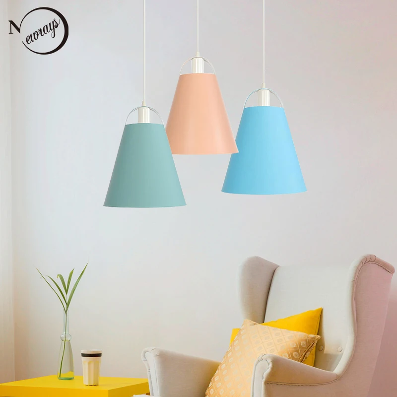 Industrail pastoral hanging lamp LED E27 home decor modern colorful pendant light for dining room bedroom study kitchen parlor
Industrail pastoral hanging lamp LED E27 home decor modern colorful pendant light for dining room bedroom study kitchen parlor