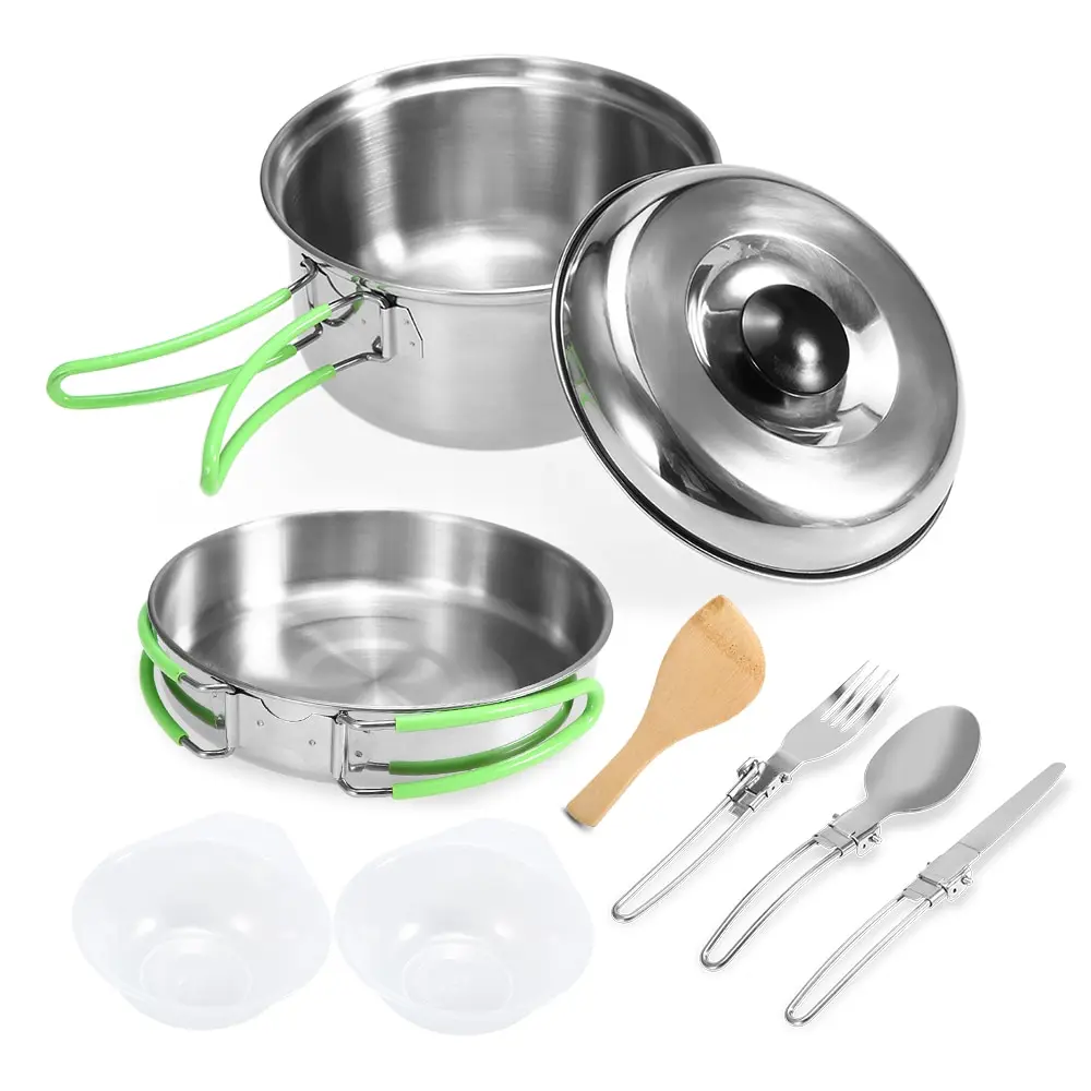 Lixada Camping Cookware Mess Kit Outdoor Camping Hiking Picnic Portable Cooking Pot Pan Set Cookset Tableware Cutlery Set
Lixada Camping Cookware Mess Kit Outdoor Camping Hiking Picnic Portable Cooking Pot Pan Set Cookset Tableware Cutlery Set