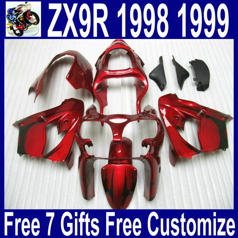 Hot sale injection molded for Kawasaki zx9r fairings glossy red black fairing kit 1998 1999 Ninja ZX-9R 98 99 +low price
Hot sale injection molded for Kawasaki zx9r fairings glossy red black fairing kit 1998 1999 Ninja ZX-9R 98 99 +low price