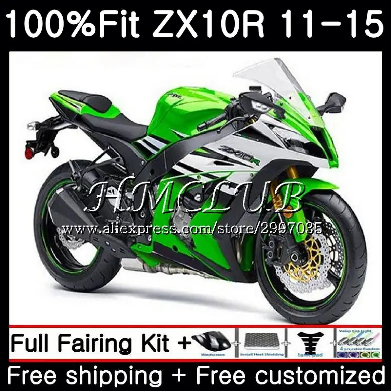 Injection For KAWASAKI NINJA ZX 10R 2011 2012 2013 2014 2015 64HC.12 ZX-10R ZX 10 R 1000 ZX10R 11 12 13 15 Gloss green Fairing
Injection For KAWASAKI NINJA ZX 10R 2011 2012 2013 2014 2015 64HC.12 ZX-10R ZX 10 R 1000 ZX10R 11 12 13 15 Gloss green Fairing