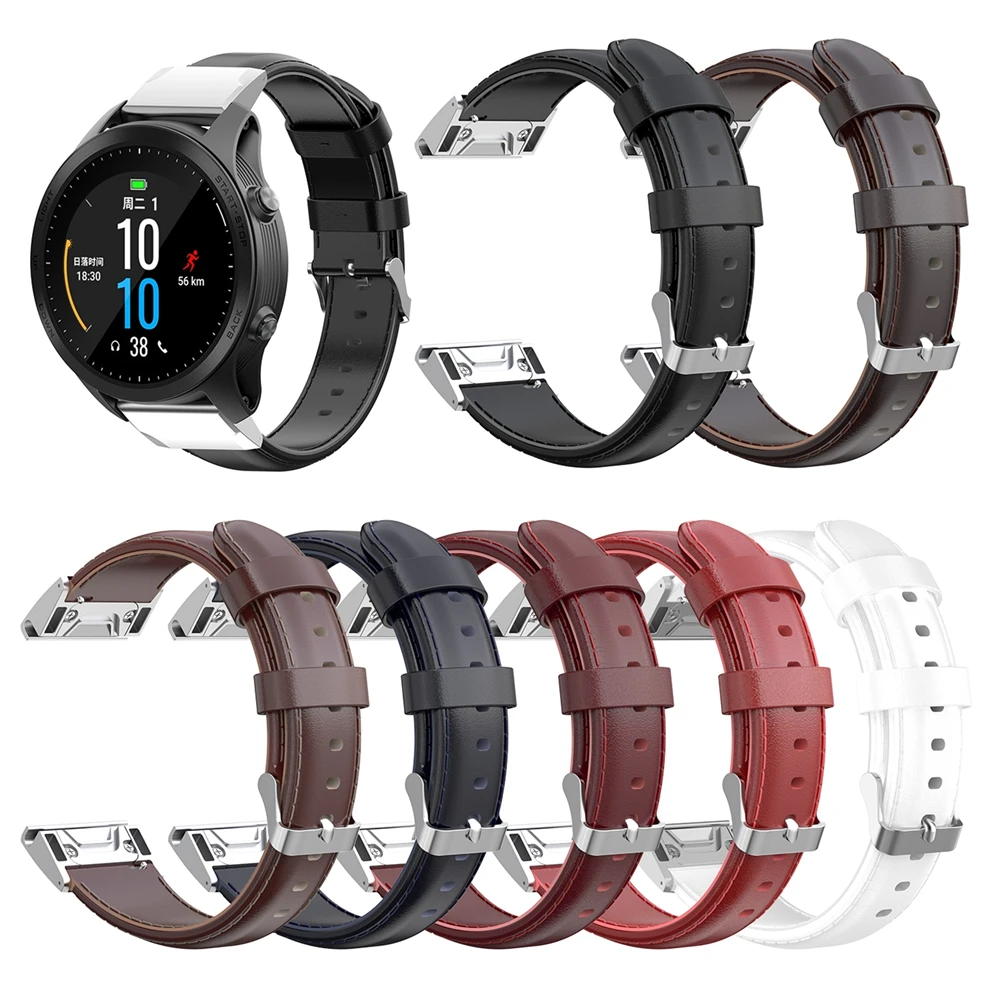 22mm Genuine Leather Watch Strap For Garmin MARQ fenix 5/5Plus forerunner 935/945 quatix 5/5 Sapphire Approach S60 Wristband
22mm Genuine Leather Watch Strap For Garmin MARQ fenix 5/5Plus forerunner 935/945 quatix 5/5 Sapphire Approach S60 Wristband