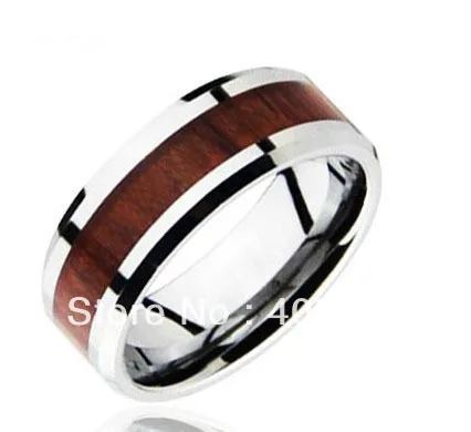 2013 USA Hot Selling Small Price Promotion! The 8mm Silver Color Tungsten Carbide Ring With Rosewood Inlayed Free Shipping
2013 USA Hot Selling Small Price Promotion! The 8mm Silver Color Tungsten Carbide Ring With Rosewood Inlayed Free Shipping