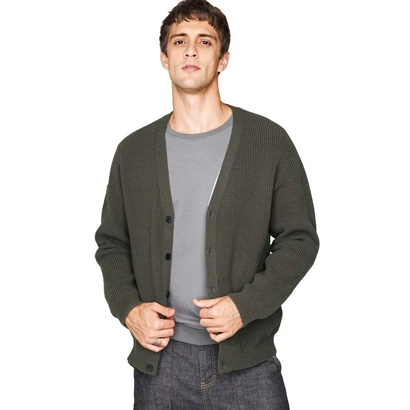 Autumn Men Sweater Cotton Solid Cardigan Pocket Pocket For Man Casual Slim Fit Clothing 2020 New Male Wear Knitted Coat 11913
Autumn Men Sweater Cotton Solid Cardigan Pocket Pocket For Man Casual Slim Fit Clothing 2020 New Male Wear Knitted Coat 11913