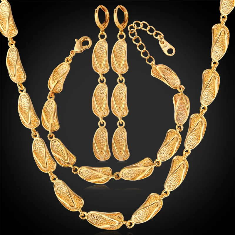 Gold Choker Necklace Set Bracelet & Earrings Fashion Jewelry Gold Color Cute Slipper Jewelry Set For Women NEH987
Gold Choker Necklace Set Bracelet & Earrings Fashion Jewelry Gold Color Cute Slipper Jewelry Set For Women NEH987