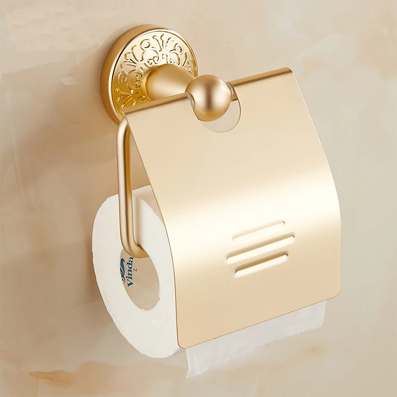 Golden paper holder, European antique toilet paper roll holders rack,Bathroom accessories retro tissue paper holder gold plated
Golden paper holder, European antique toilet paper roll holders rack,Bathroom accessories retro tissue paper holder gold plated