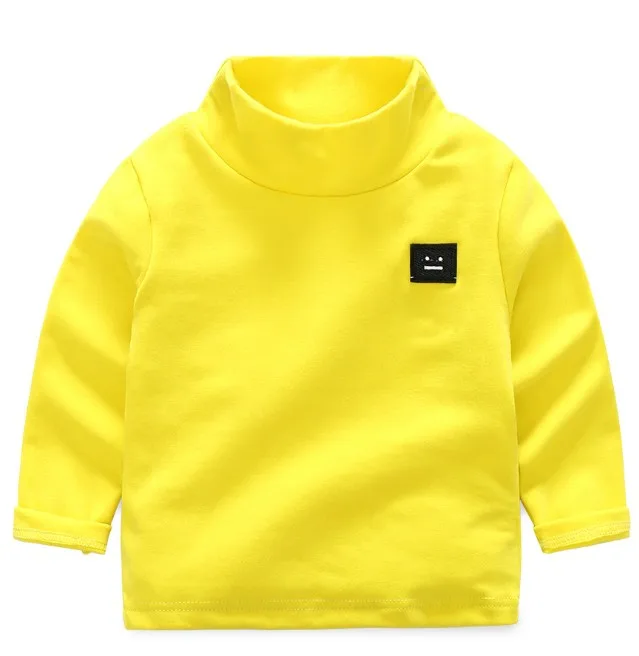 2018 Winter Autumn boys girls High-necked T-shirt turtleneck sweatshirts Solid color Cotton Bottoming shirt toddler kid clothing
2018 Winter Autumn boys girls High-necked T-shirt turtleneck sweatshirts Solid color Cotton Bottoming shirt toddler kid clothing