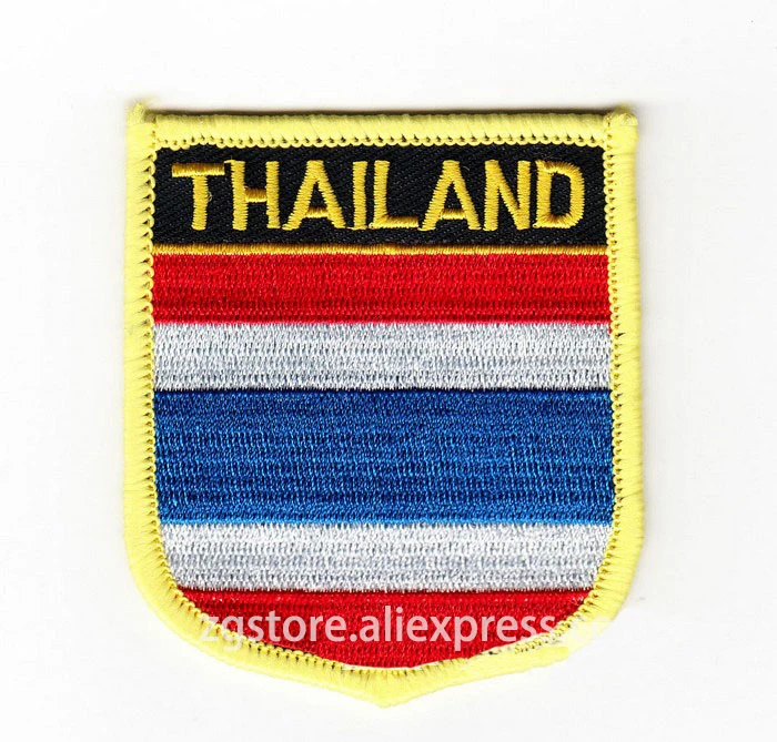 Hot Sale ! Embroidery Patches National flag Emblem Patches Thailand Flag Iron on 7X6CM NGQ1172
Hot Sale ! Embroidery Patches National flag Emblem Patches Thailand Flag Iron on 7X6CM NGQ1172