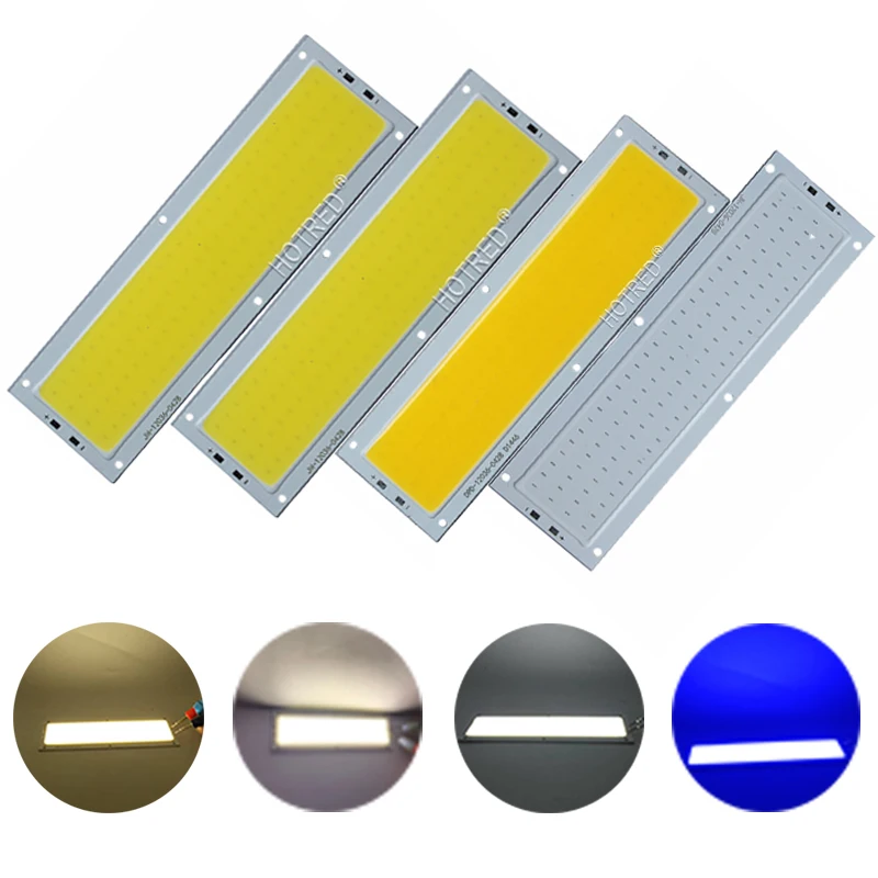 120x36MM 10W COB LED Strip Light Bulb Lamp DC 12V 1000LM Blue Warm Natural Cold White FLIP Chip Matrix for DIY Car Work Lights
120x36MM 10W COB LED Strip Light Bulb Lamp DC 12V 1000LM Blue Warm Natural Cold White FLIP Chip Matrix for DIY Car Work Lights