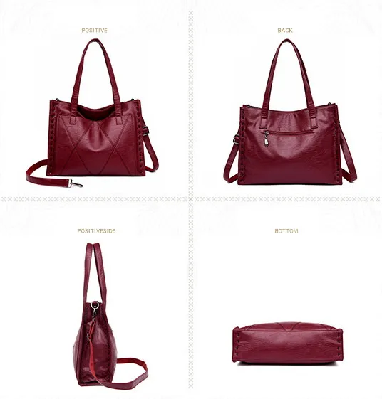ICEV new soft solid casual big designer high quality pu leather handbags large capacity tote bags handbags women famous brands
ICEV new soft solid casual big designer high quality pu leather handbags large capacity tote bags handbags women famous brands