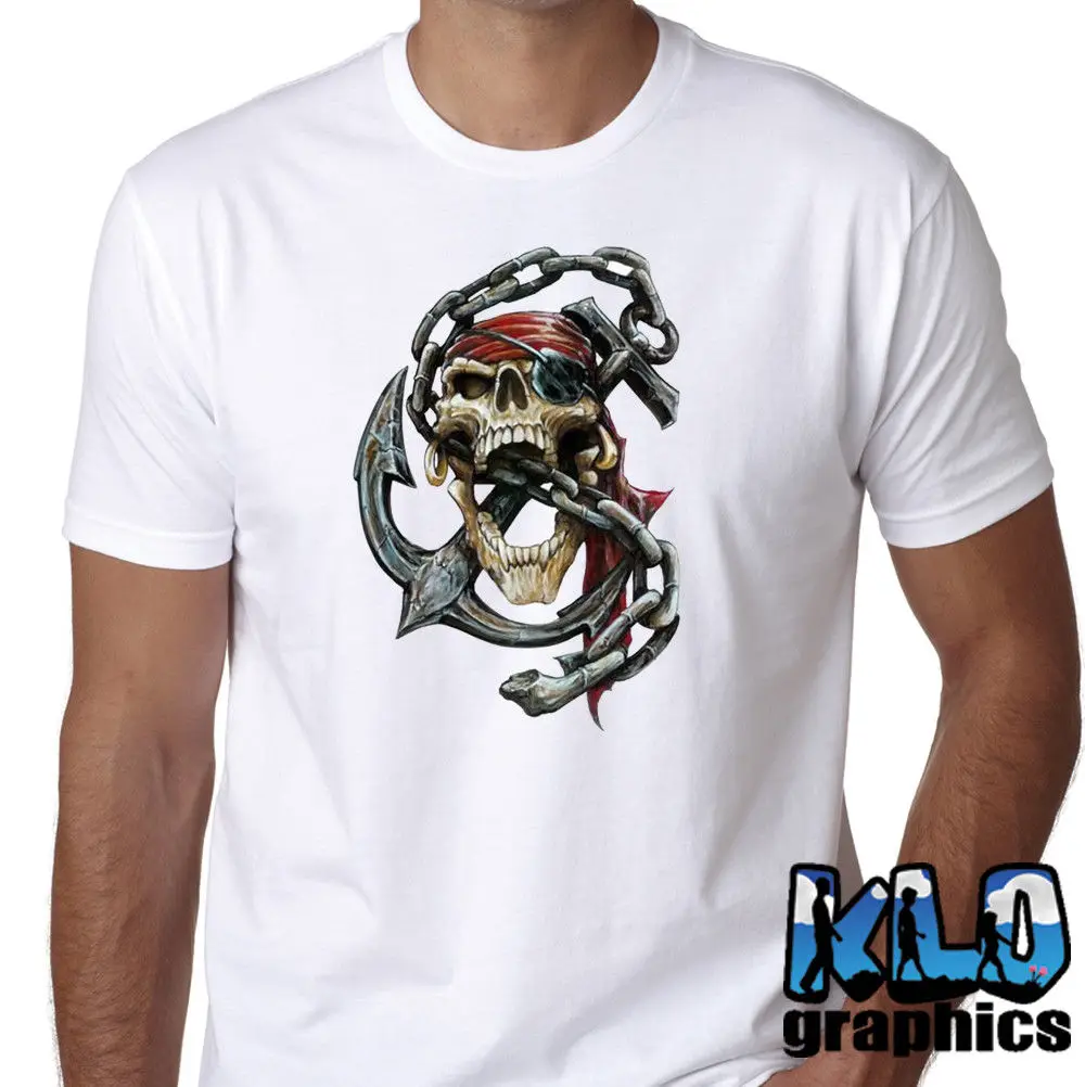 Newest Fashion Pirate Skull With Anchor T-Shirt Full Color Beautiful Unisex Tees100% Cotton Humor Men Crewneck Tee Shirts
Newest Fashion Pirate Skull With Anchor T-Shirt Full Color Beautiful Unisex Tees100% Cotton Humor Men Crewneck Tee Shirts