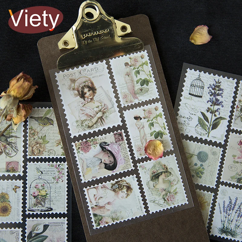 3 Sheet/Lot Vintage Flower Stamp Paper Sticker DIY Decorative Diary Scrapbook Planner Stickers Stationery School Supplies
3 Sheet/Lot Vintage Flower Stamp Paper Sticker DIY Decorative Diary Scrapbook Planner Stickers Stationery School Supplies