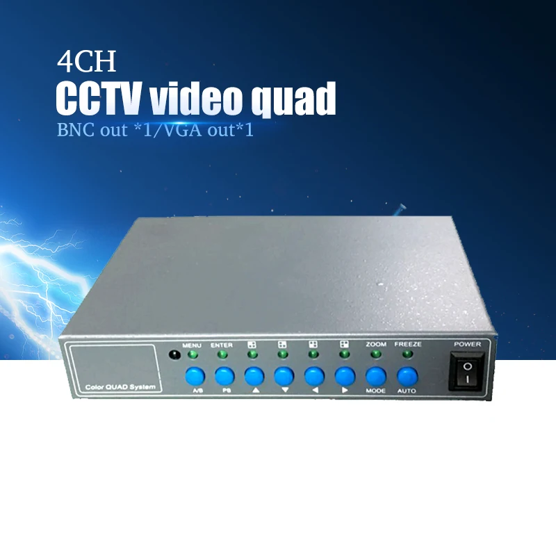 YiiSPO 4CH видео сплиттер, высокопроизводительный 4ch CCTV процессор, видео Quad с выходом VGA/BNC и пультом дистанционного управления
YiiSPO 4CH видео сплиттер, высокопроизводительный 4ch CCTV процессор, видео Quad с выходом VGA/BNC и пультом дистанционного управления