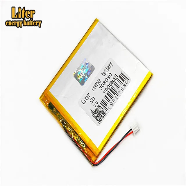 XHR-2P 2.54 3000mAh 3.7V in the special offer core lithium polymer battery 308090
XHR-2P 2.54 3000mAh 3.7V in the special offer core lithium polymer battery 308090