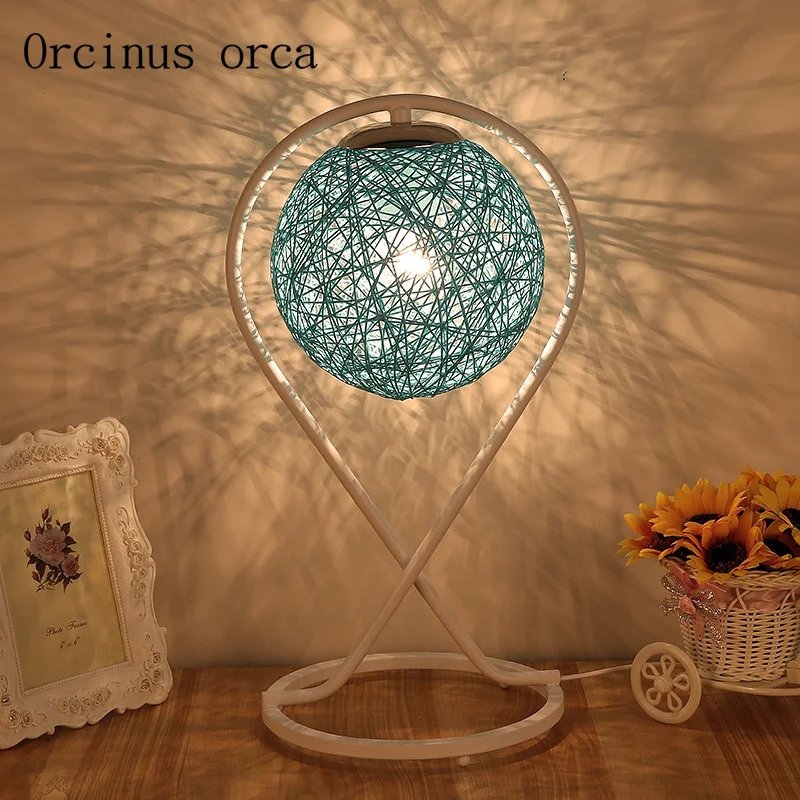 Simple creative hemp ball night lamp bedroom bed fashion romantic art living room decoration light gift table lamp Postage free
Simple creative hemp ball night lamp bedroom bed fashion romantic art living room decoration light gift table lamp Postage free