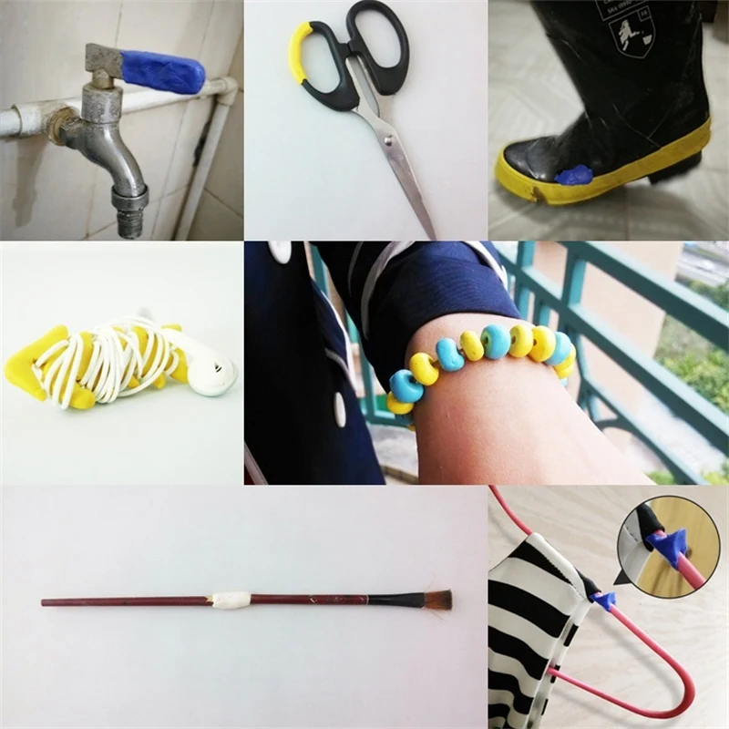 5pcs/lot Durable DIY Repair Stick Fix Silicone Rubber Mud Tools Moldable Glue Self-setting Fix Elastc Plastic Silicone Rubb
5pcs/lot Durable DIY Repair Stick Fix Silicone Rubber Mud Tools Moldable Glue Self-setting Fix Elastc Plastic Silicone Rubb