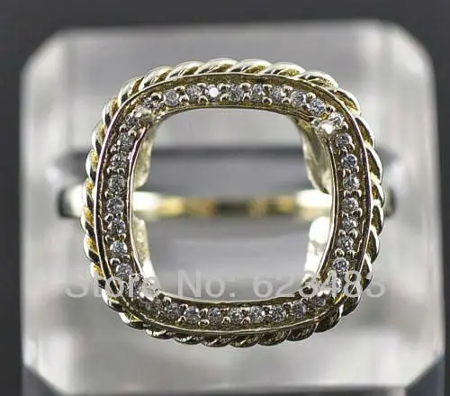 Princess cut 11mm Solid 14k Yellow Gold Natural Diamond Semi Mount Setting Engagement Ring
Princess cut 11mm Solid 14k Yellow Gold Natural Diamond Semi Mount Setting Engagement Ring