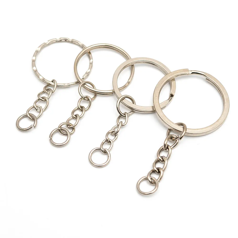 100 Pcs/Set Nickel Key Chains Diy 25mm Keyrings Keychain 30mm Ring Accessories Material Support Custom
100 Pcs/Set Nickel Key Chains Diy 25mm Keyrings Keychain 30mm Ring Accessories Material Support Custom