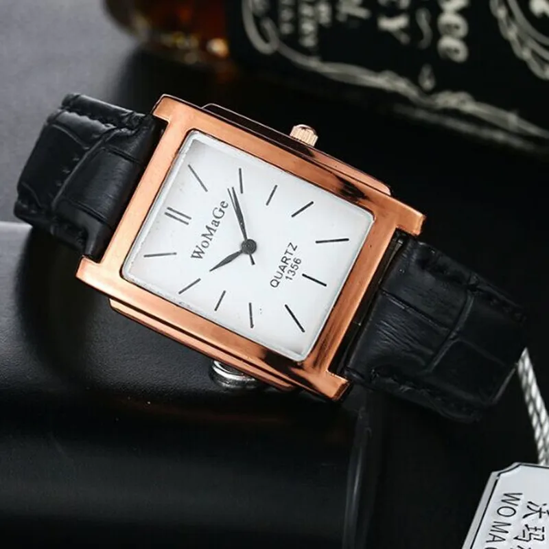 New low price high quality fashion square leather female strap couple watch men's and women's quartz watch ladies gift clock
New low price high quality fashion square leather female strap couple watch men's and women's quartz watch ladies gift clock