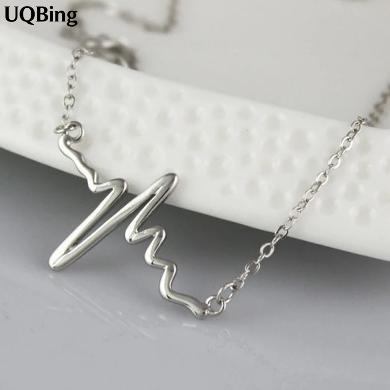 Drop Shipping 925 Sterling Silver Chain Necklaces ECG silver Pendants&Necklaces Jewelry Collar Colar de Plata
Drop Shipping 925 Sterling Silver Chain Necklaces ECG silver Pendants&Necklaces Jewelry Collar Colar de Plata