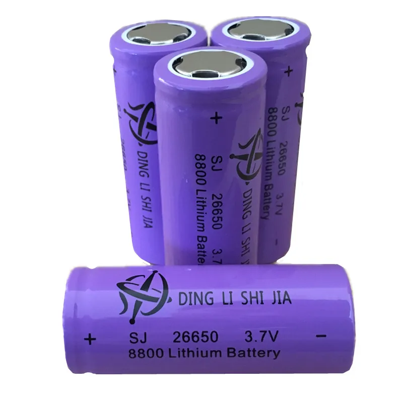 DING LI SHI JIA 4pcs 26650 Battery Rechargeable Battery 3.7V 8800mAh Li-ion Battery For LED Flashlight Torch Batteries
DING LI SHI JIA 4pcs 26650 Battery Rechargeable Battery 3.7V 8800mAh Li-ion Battery For LED Flashlight Torch Batteries