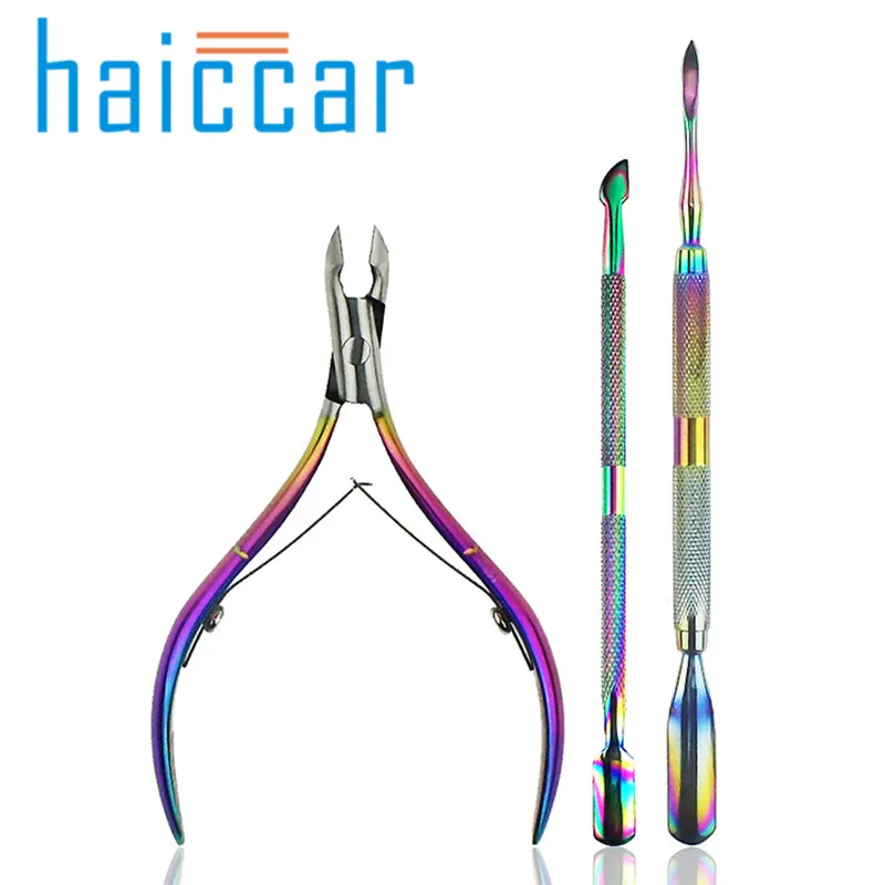 HAICAR хит продаж 3 шт. ручка для рисования ногтей кончик форма резак украшений