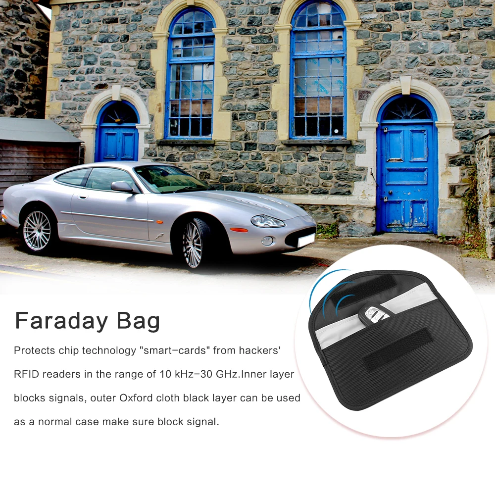 Protector Pouch Signal Blocker Case 1pcs Car Key Faraday Bag Signal Blocking Shield Case RF Signal Safe Lock Bag For Car Keys
Protector Pouch Signal Blocker Case 1pcs Car Key Faraday Bag Signal Blocking Shield Case RF Signal Safe Lock Bag For Car Keys