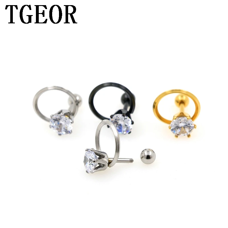 free shipping Hot 30pcs 1.2*6*4/12mm surgical Stainless Steel round crown gem CZ Cubic Zircon ear tragus piercing earring
free shipping Hot 30pcs 1.2*6*4/12mm surgical Stainless Steel round crown gem CZ Cubic Zircon ear tragus piercing earring