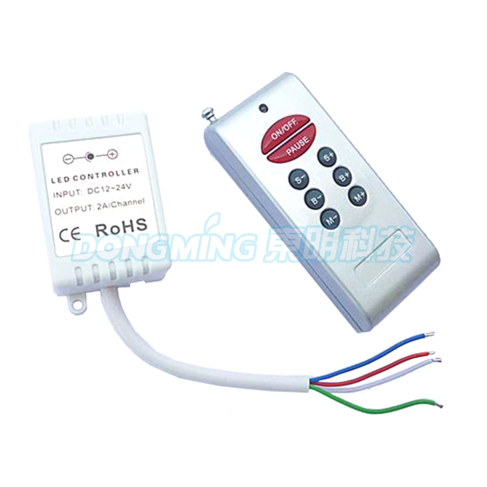 DC5-24V светодиодные ленты 5050 3528 rgb пульт дистанционного управления 8key мини RF led