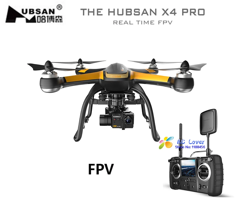 Фото Квадрокоптер Hubsan X4 Pro H109S Стандартный 5 8G FPV 1080P HD 1 ось GPS RC RTF черный - купить